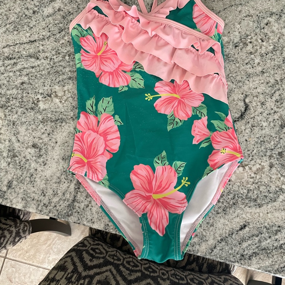Tropical Flower One Piece l Medium
